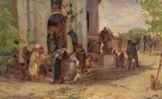 Пятидесятница, 1881 - Михаил Нестеров