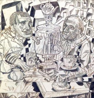 Дворники, 1913 - Павел Филонов