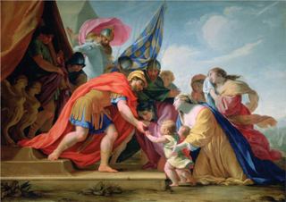 Волумния и Вертурия перед Кориоланом, 1639 - Эсташ Ле Сюёр
