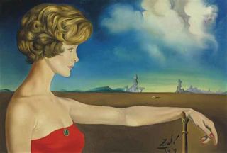 Молодая женщина в пейзаже, 1959
