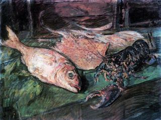 Натюрморт с омаром. 1930-е