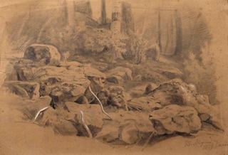 Камни, 1859 - Иван Шишкин