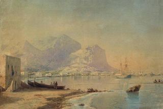 В гавани, 1842