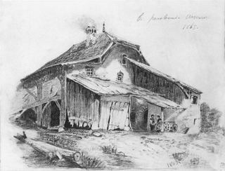 Крестьянская изба, 1863