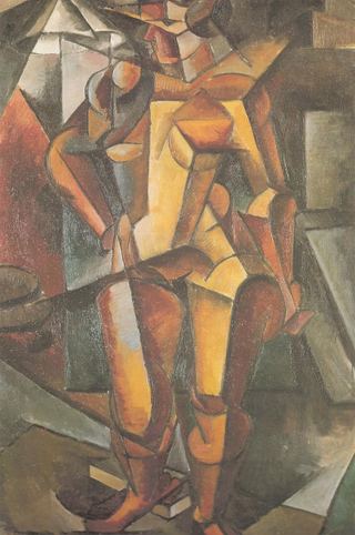 Женщина-модель, 1913 - Любовь Попова