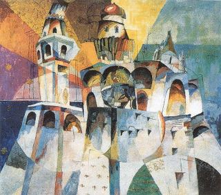 Колокола. Колокол Иван Великий, 1915 - Аристарх Лентулов