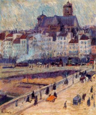 Мост Луи-Филиппа и церковь Сен-Жерве, 1904