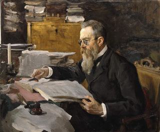 Портрет композитора Н.А.Римского-Корсакова