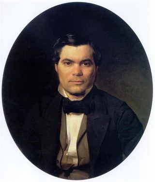 Портрет Якова Меркулова, 1855 - Николай Ге
