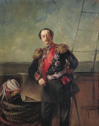 Портрет графа Николая Муравьева-Амурского, 1863 - Константин Маковский