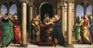 Введение во храм, 1502 - 1503 - Рафаэль