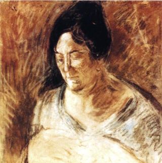 Портрет матери художника, 1920
