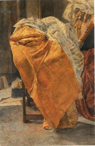 Натюрморт. Ткани., 1884 - Михаил Врубель