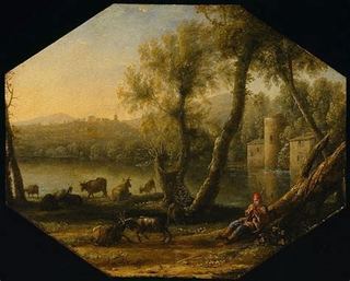 Пасторальный пейзаж, c.1636