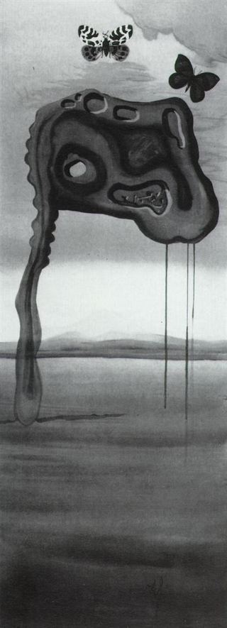 Без названия (Сюрреалистический пейзаж), 1957