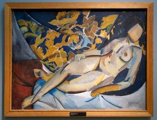 Лежащая обнаженная модель, 1912 - Владимир Татлин