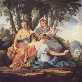 Клио, Эвтерпа и Талия, c.1640 - c.1645 - Эсташ Ле Сюёр