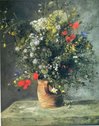 Цветы в вазе, c.1866