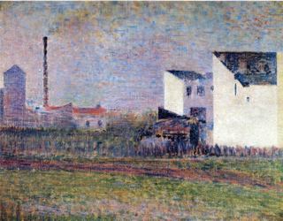 Пригород, 1881 - 1882 - Жорж Сёра