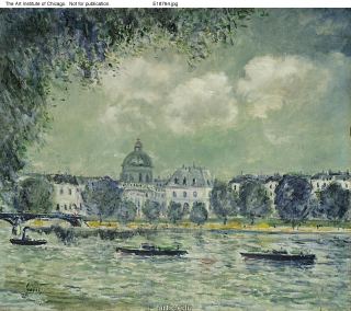 Сена с Институтом Франции, c.1870