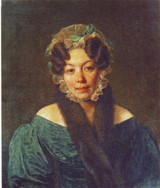 Портрет М. М. Философовой, 1823 - Алексей Венецианов
