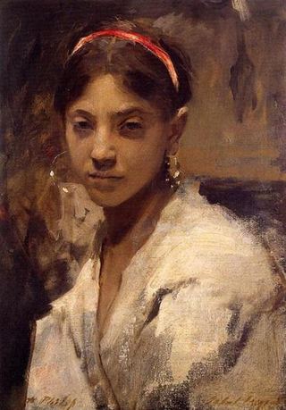 Голова девушки с Капри, 1878