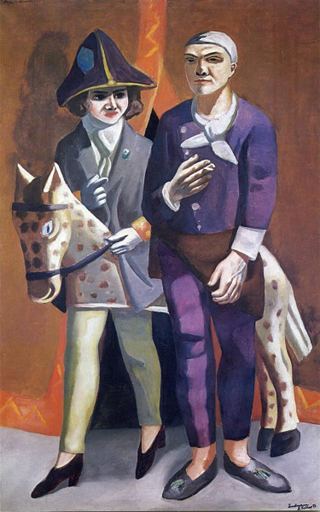 Художник и его жена, 1925 - Макс Бекманн