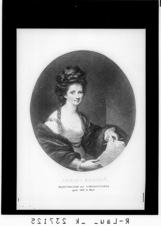 Анжелика Кауфман /художница из Шварценберга/ умерла в Риме в 1807 году. [Анжелика Кауфман]