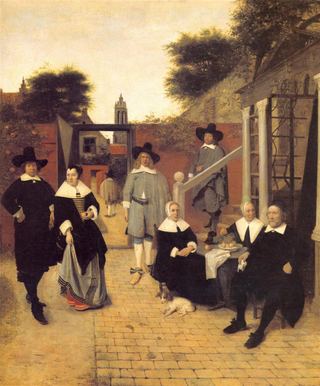 Голландская семья, c.1662