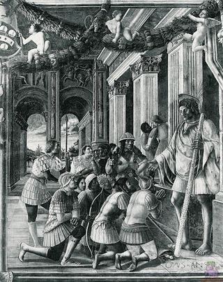 Сцены из жития святого Христофора, 1448