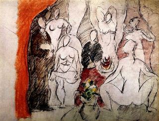 1907 Les demoiselles dAvignon [Рtude]