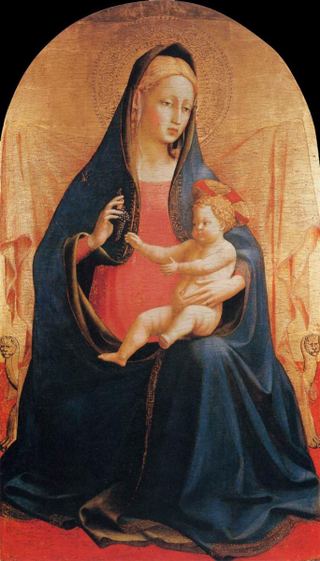Мадонна с Младенцем винограда, c.1425 - Фра Анджелико