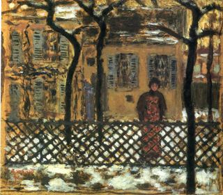 У забора, 1895