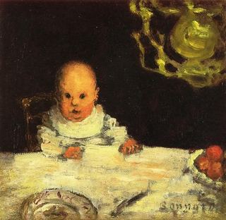 Ребенок за столом, 1893