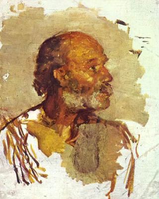 1895 TИte dun homme chauve