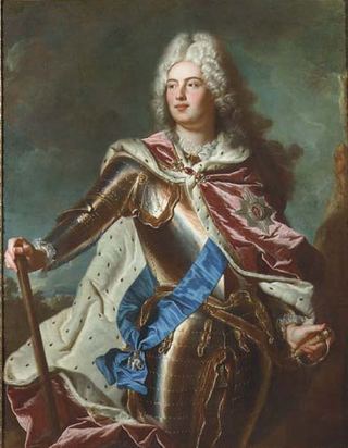 Август III Польский, 1715