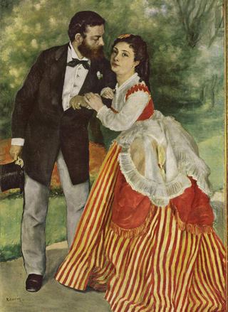 Альфред Сислей и его жена, 1868