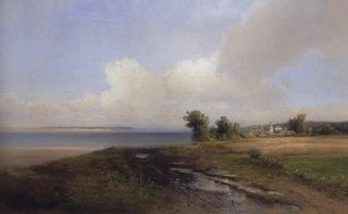 Пейзаж. Берег Волги. 1874