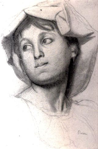 Голова молодой римлянки, 1856