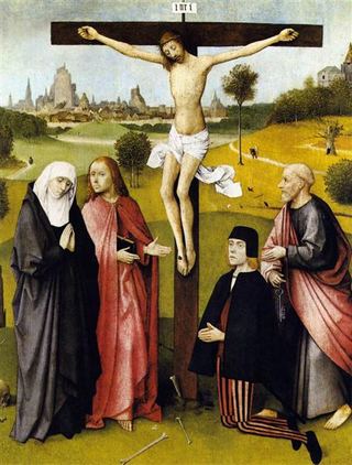Распятие с дарителем, 1480 - 1485