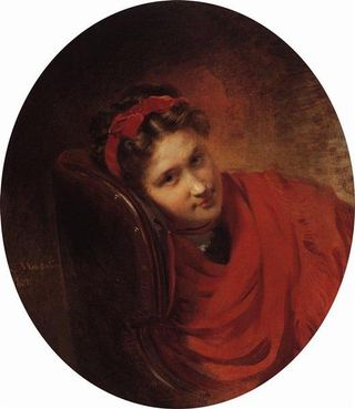 Портрет О.Маковской, 1864 - Константин Маковский