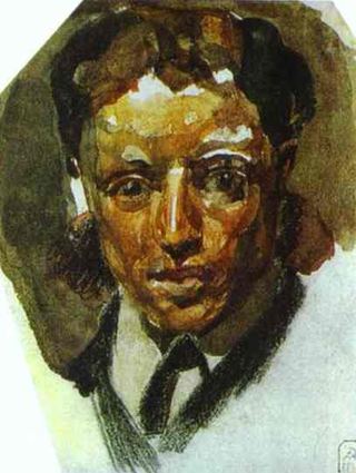 Автопортрет, c.1885 - Михаил Врубель