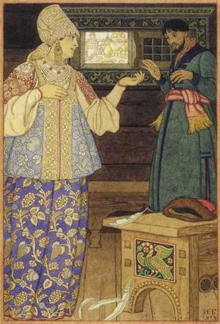 Андрей-Стрелок и Стрельчиха, 1900 - Иван Билибин