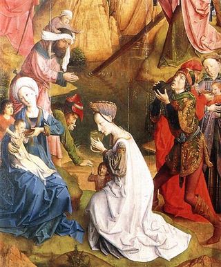 Голгофский триптих (фрагмент), 1465 - 1468 - Юстус ван Гент