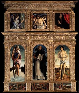 Полиптих Сан-Винченцо Феррери, 1464 - 1468