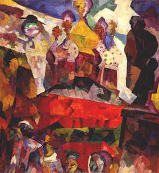Тверской бульвар, 1917 - Аристарх Лентулов