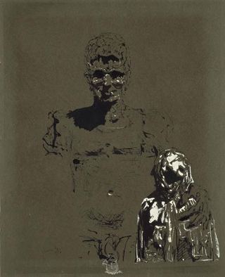 портрет Рене Кревель Мужчина с сигарой, 1934