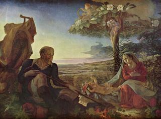 Отдых в бегах, 1806