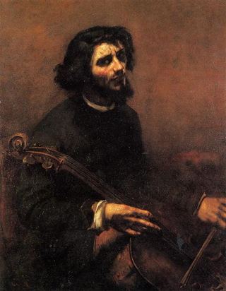 Виолончелист, Автопортрет, 1847