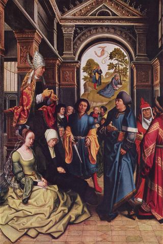 Проповеди святого Амвросия, c.1520 - Бернар Ван Орлей
